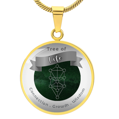 Tree of Life – Sephiroth - Wisdom Balance Divine Connection - Affirmation Necklace - More Than CharmsMore Than Charms