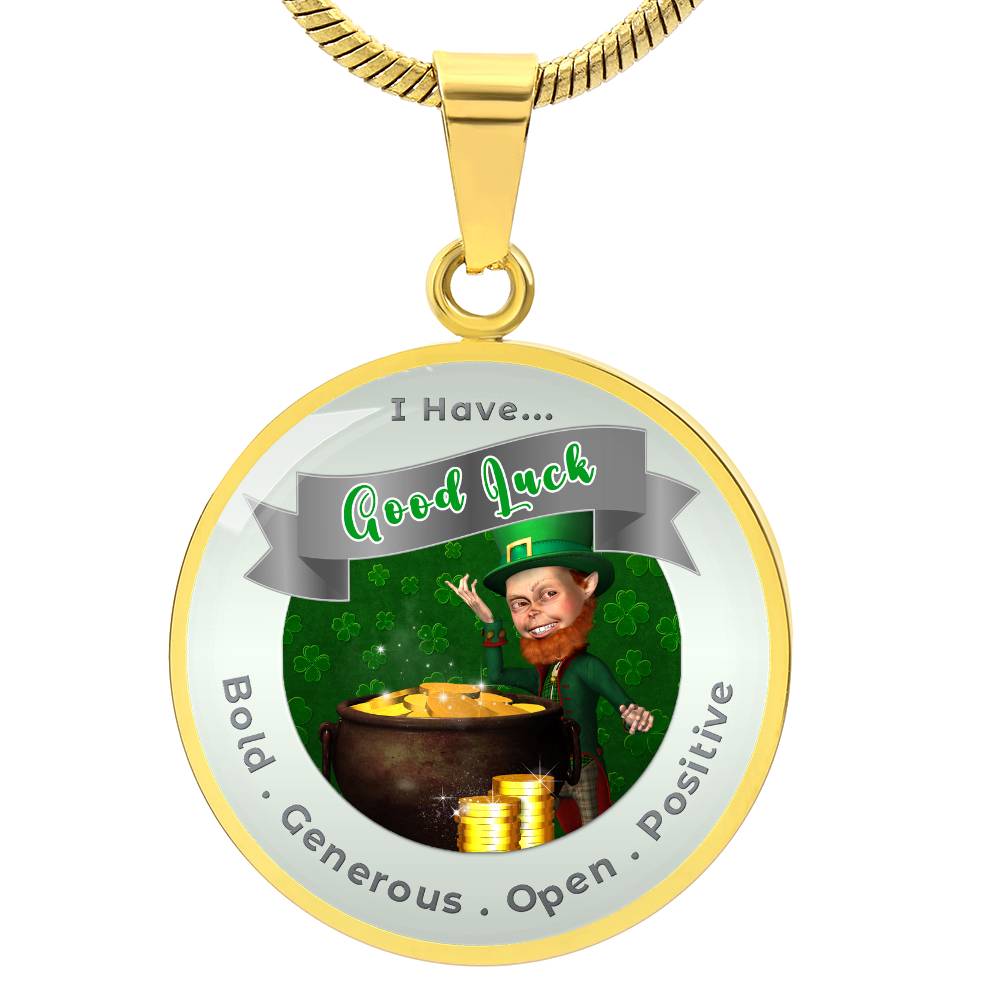 Leprechaun - Affirmation Necklace - More Than CharmsMore Than Charms