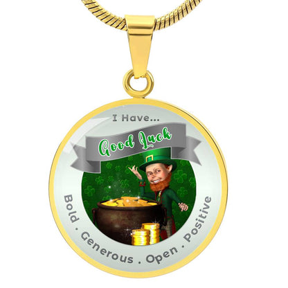 Leprechaun - Affirmation Necklace - More Than CharmsMore Than Charms