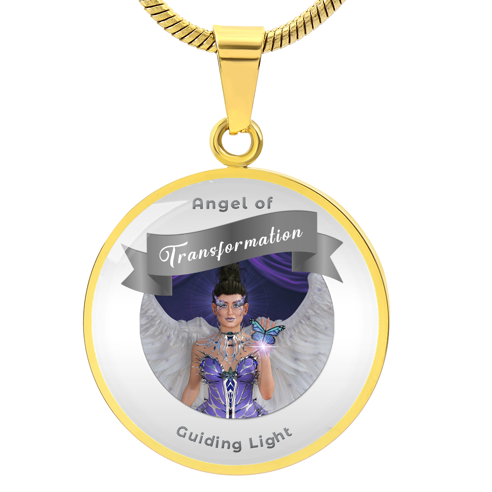 Transformation - Guardian Angel Affirmation Necklace - More Than CharmsMore Than Charms