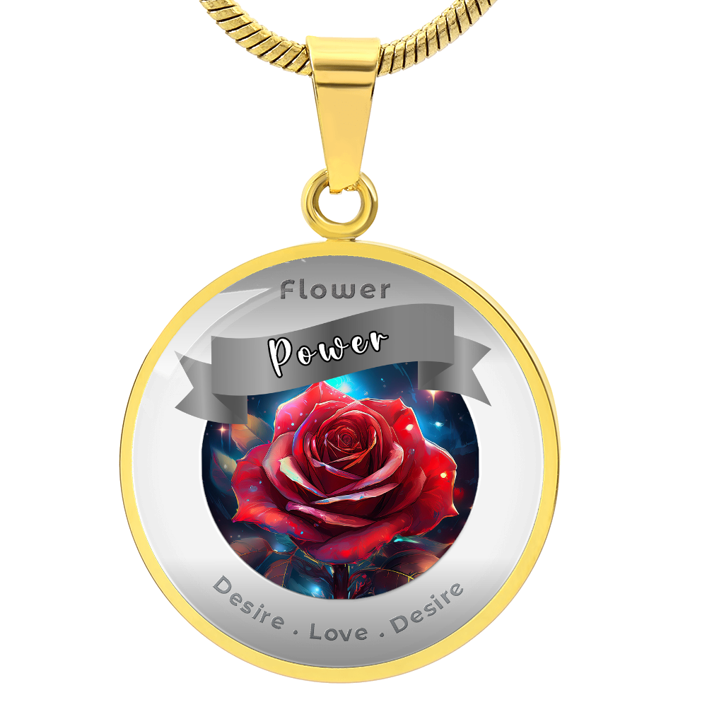 Rose - Affirmation Necklace - More Than CharmsMore Than Charms