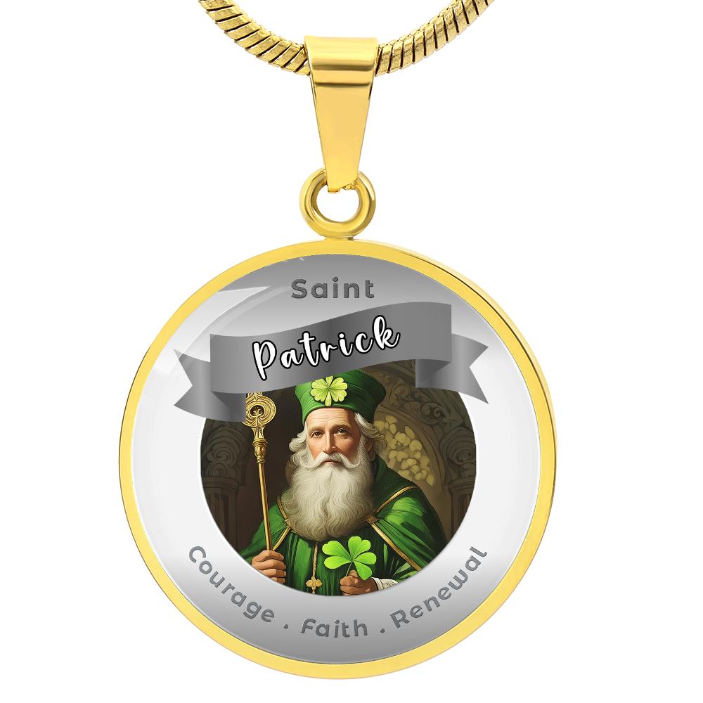 Saint Patrick - Affirmation Necklace - More Than CharmsMore Than Charms