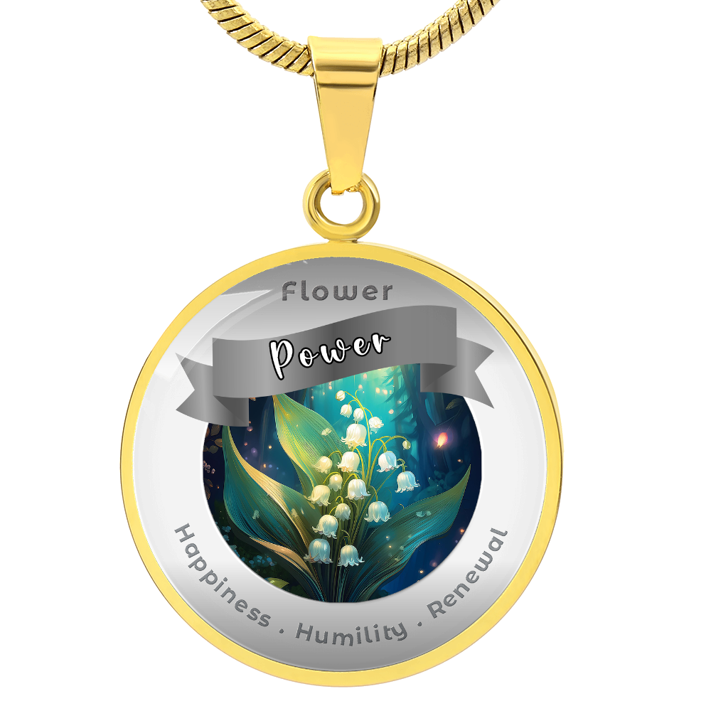 Lily of the Valley - Affirmation Necklace - More Than CharmsMore Than Charms