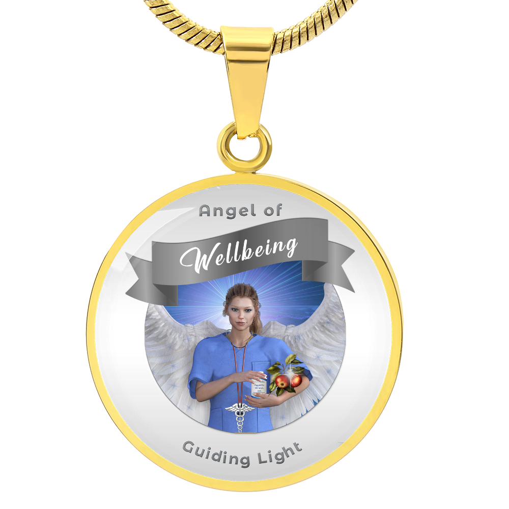 Wellbeing - Guardian Angel Affirmation Necklace - More Than CharmsMore Than Charms