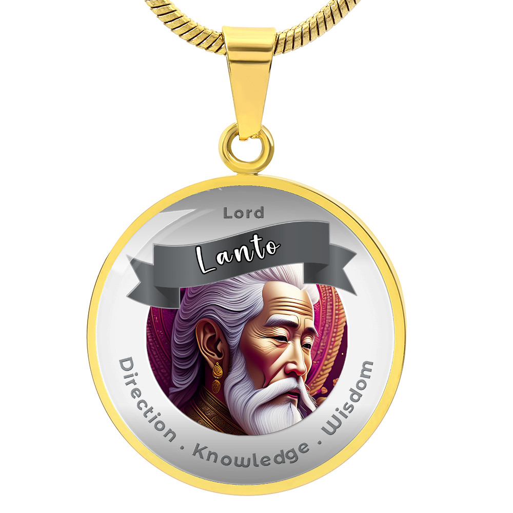 Lord Lanto Affirmation Necklace For Direction, Knowledge & Wisdom - More Than CharmsMore Than Charms