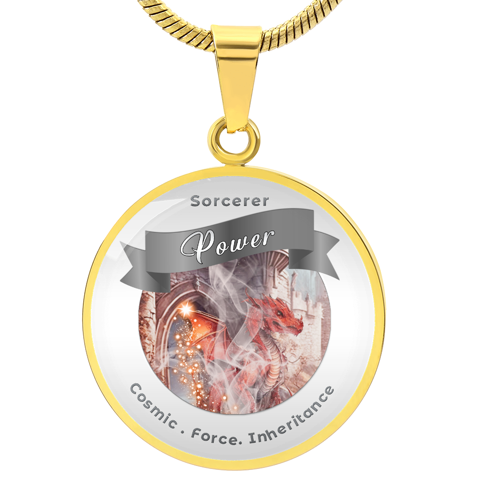 Sorcerer 2 - RPG Fantasy Affirmation Necklace - More Than CharmsMore Than Charms