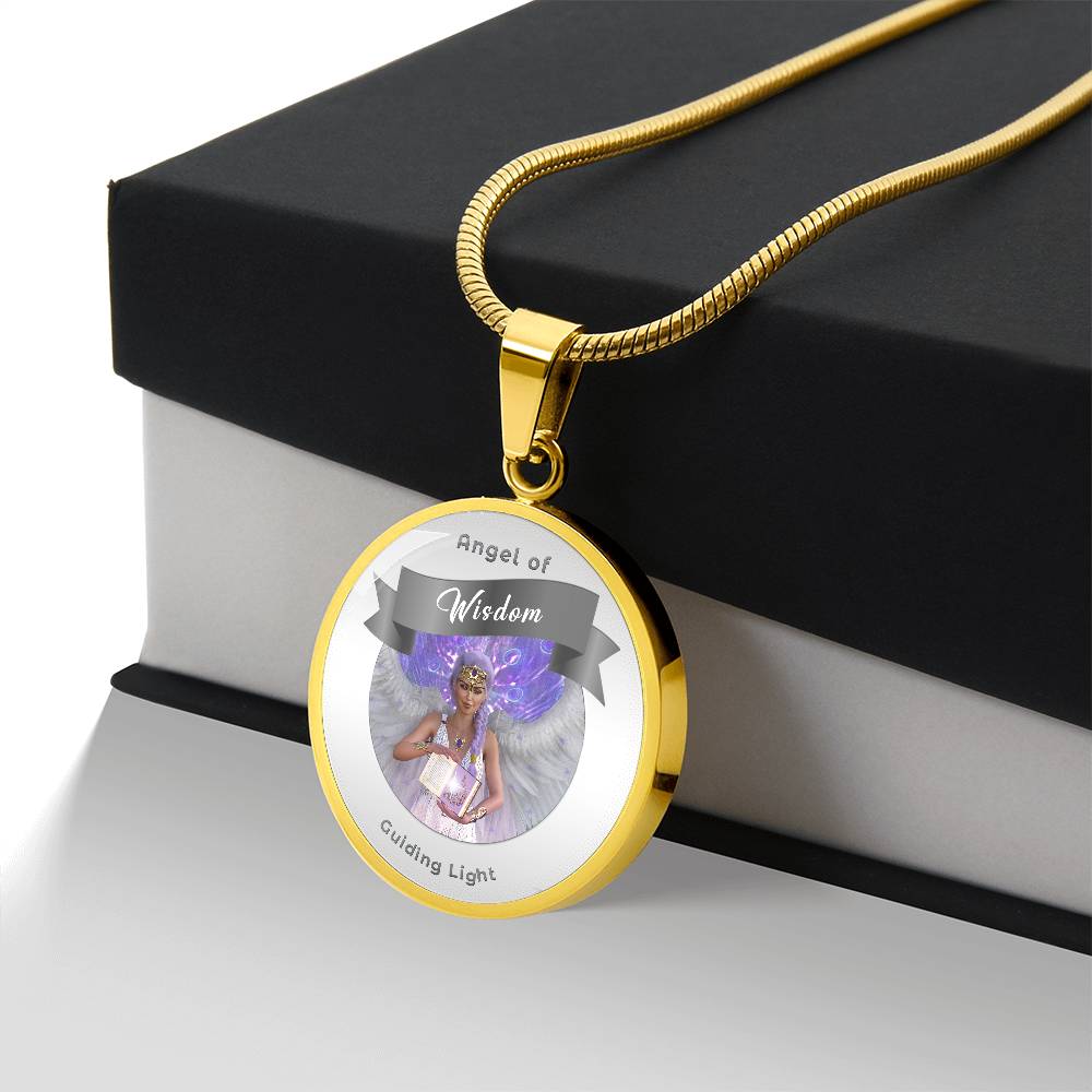 Wisdom - Guardian Angel Affirmation Necklace - More Than CharmsMore Than Charms