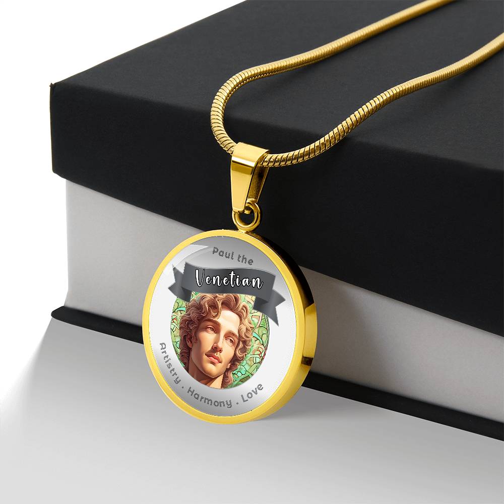 Paul The Venetian - Affirmation Necklace For Artistry, Harmony & Love - More Than CharmsMore Than Charms