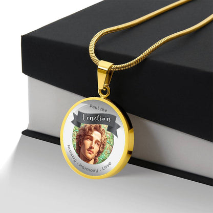 Paul The Venetian - Affirmation Necklace For Artistry, Harmony & Love - More Than CharmsMore Than Charms