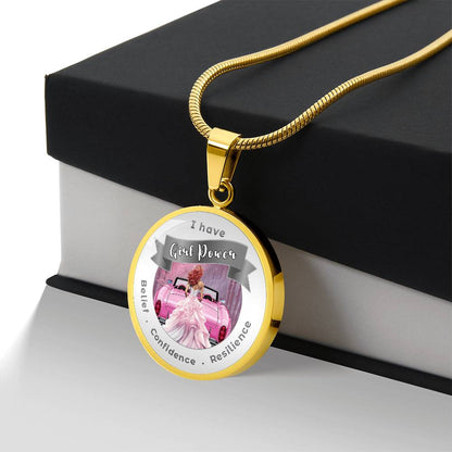 Girl Power - Red - Affirmation Necklace