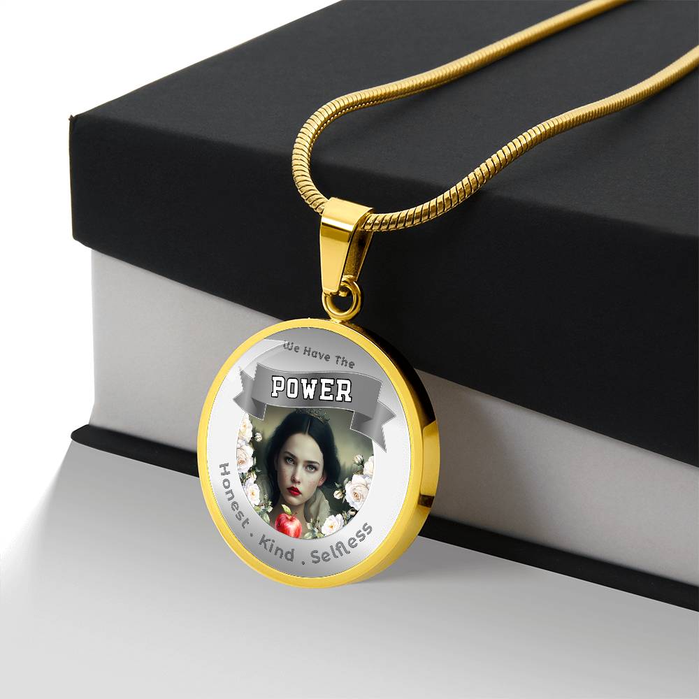 White As Snow - Affirmation Necklace - More Than CharmsMore Than Charms