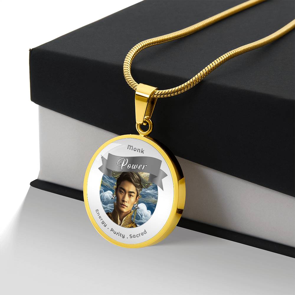 Monk - RPG Fantasy Affirmation Necklace - More Than CharmsMore Than Charms