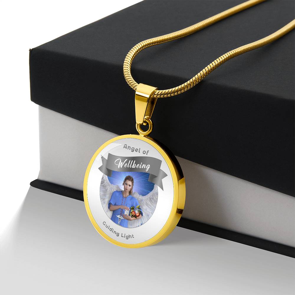 Wellbeing - Guardian Angel Affirmation Necklace - More Than CharmsMore Than Charms