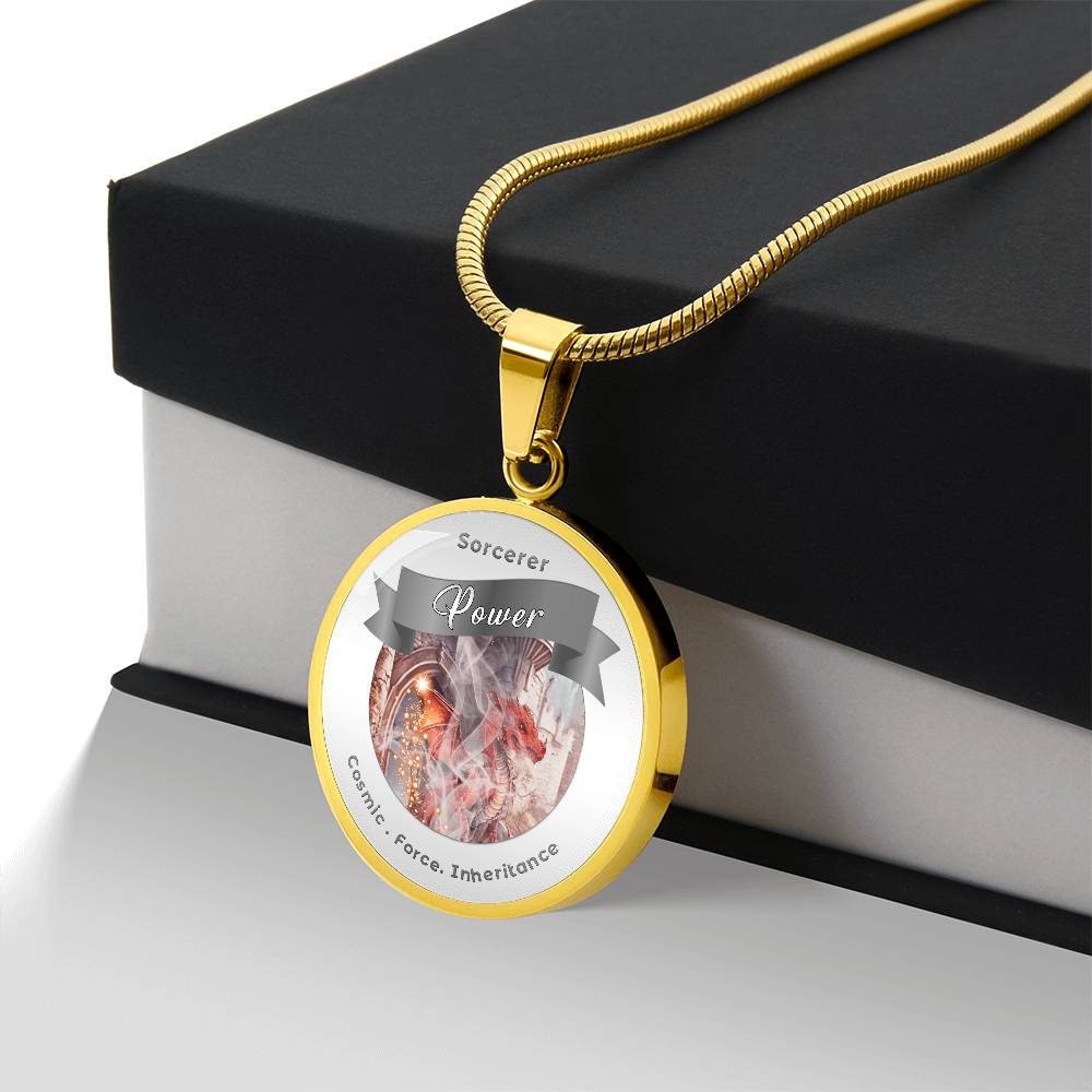 Sorcerer 2 - RPG Fantasy Affirmation Necklace - More Than CharmsMore Than Charms
