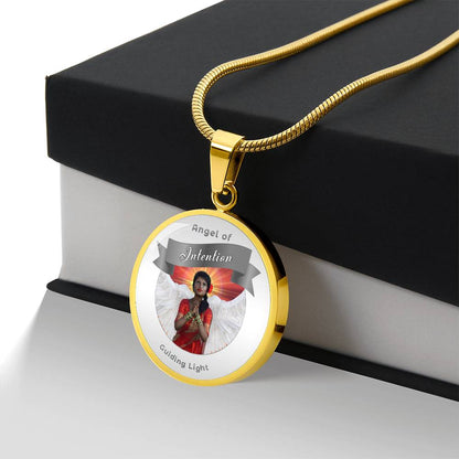 Intention - Guardian Angel Affirmation Necklace - More Than CharmsMore Than Charms