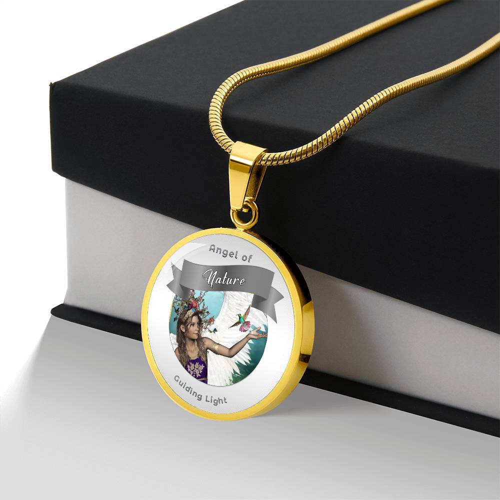 Nature - Guardian Angel Affirmation Necklace - More Than CharmsMore Than Charms