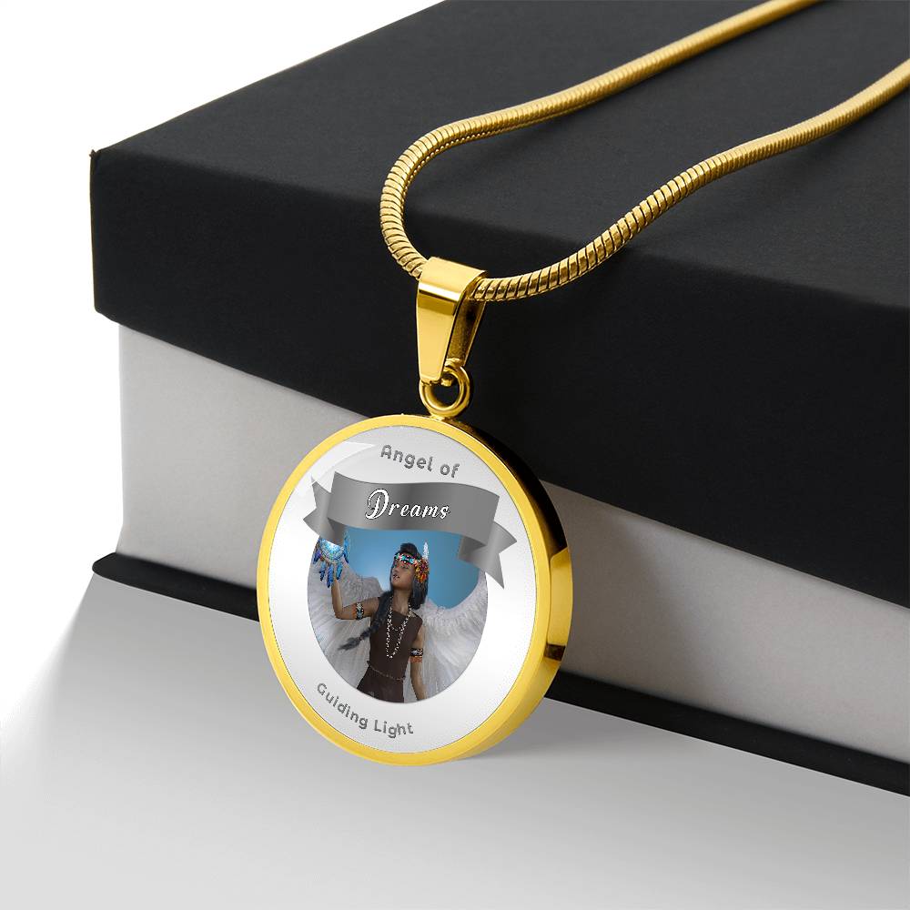Dream - Guardian Angel Affirmation Necklace - More Than CharmsMore Than Charms