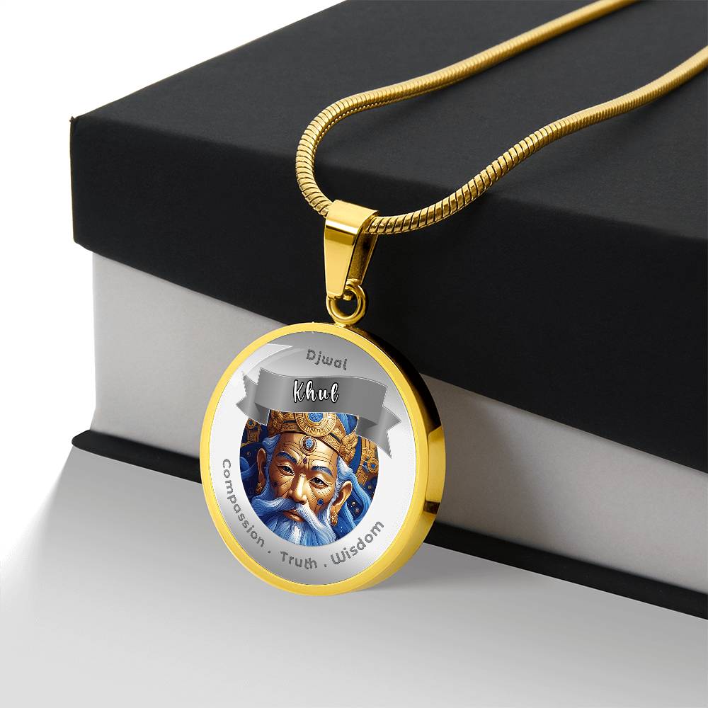 Djwal Khul - Affirmation Necklace For Compassion, Truth & Wisdom - More Than CharmsMore Than Charms