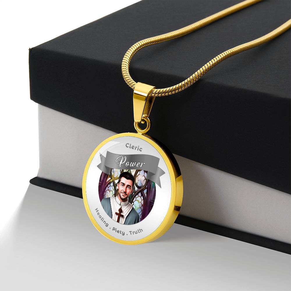 Cleric - RPG Fantasy Affirmation Necklace - More Than CharmsMore Than Charms