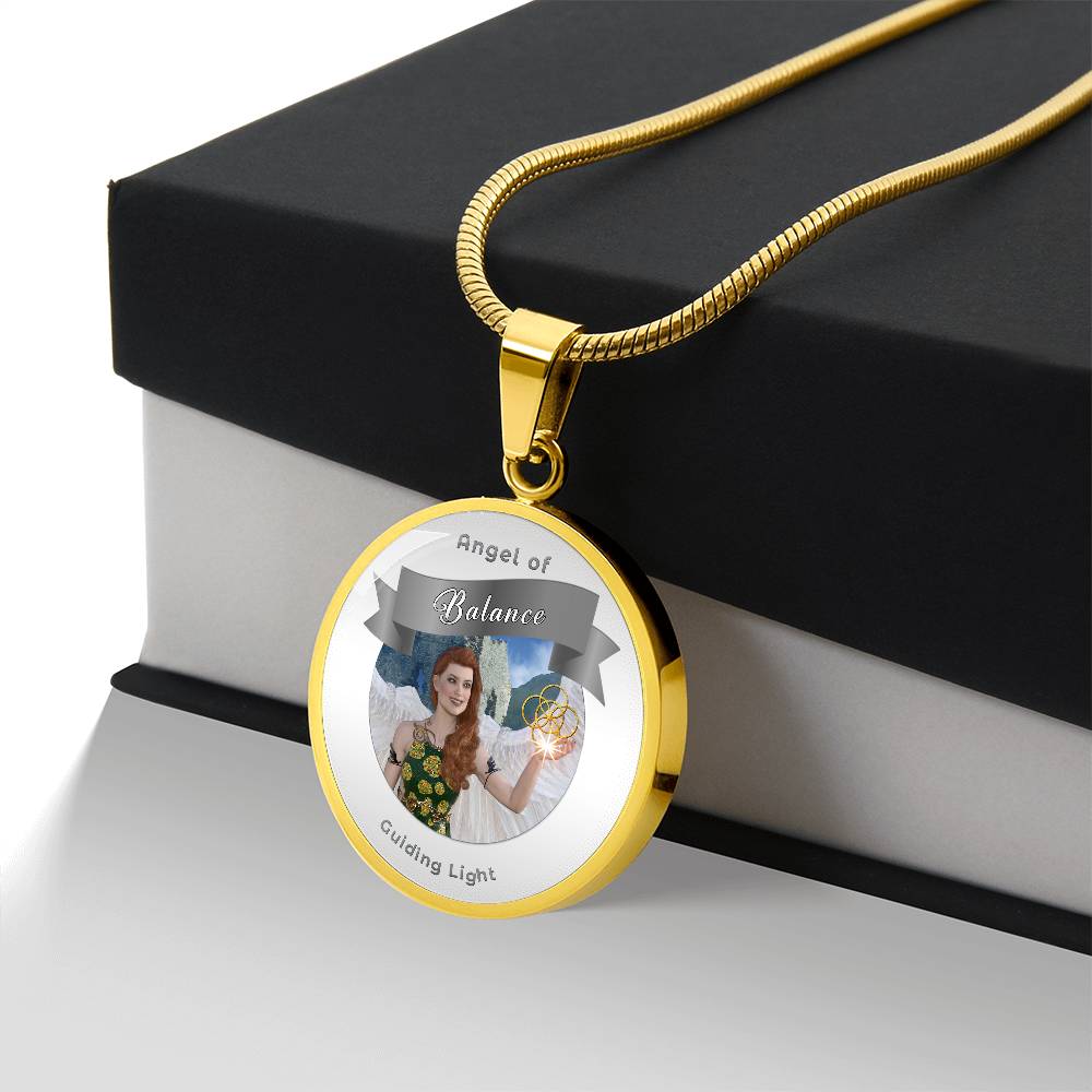 Balance - Guardian Angel Affirmation Necklace - More Than CharmsMore Than Charms