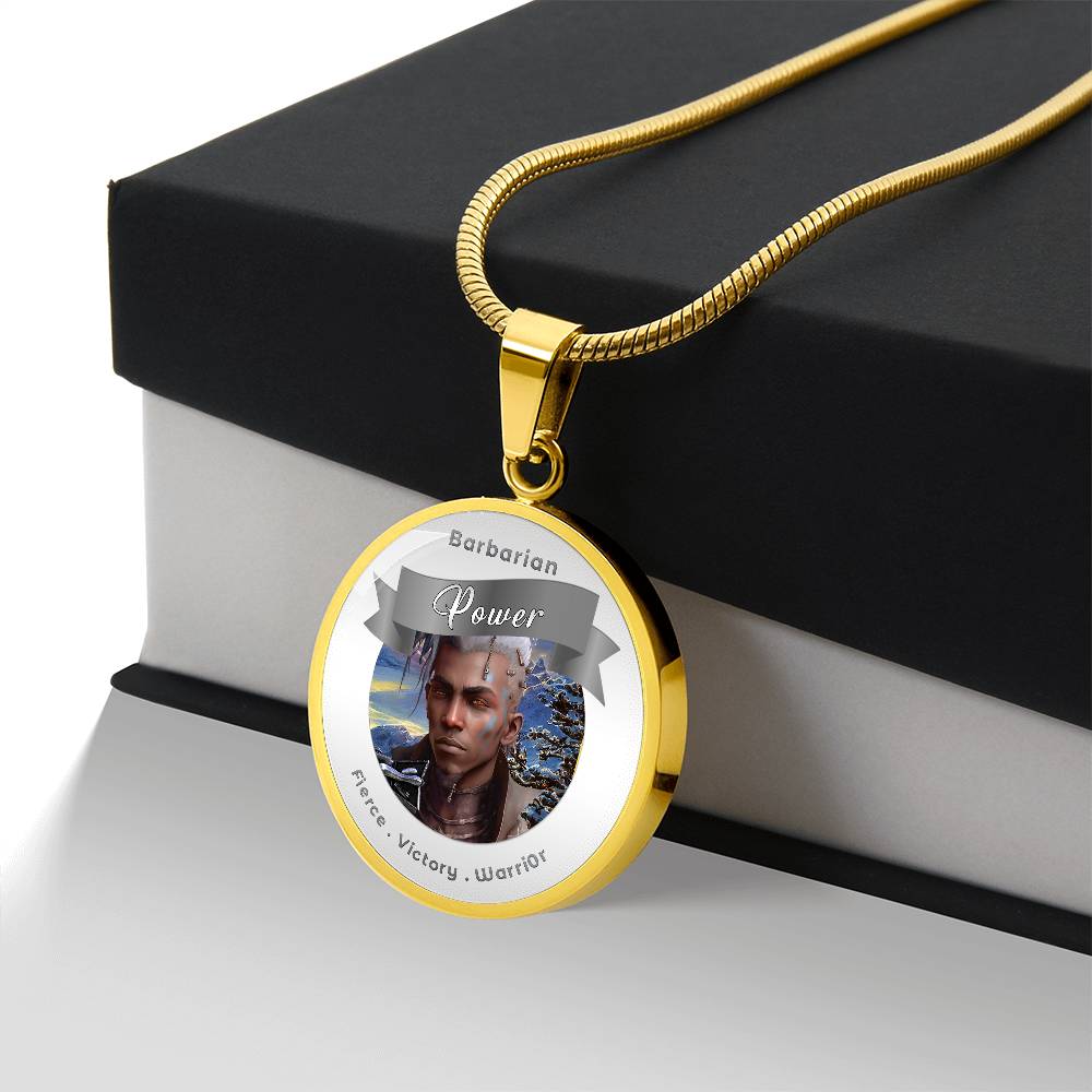 Barbarian - RPG Fantasy Affirmation Necklace - More Than CharmsMore Than Charms