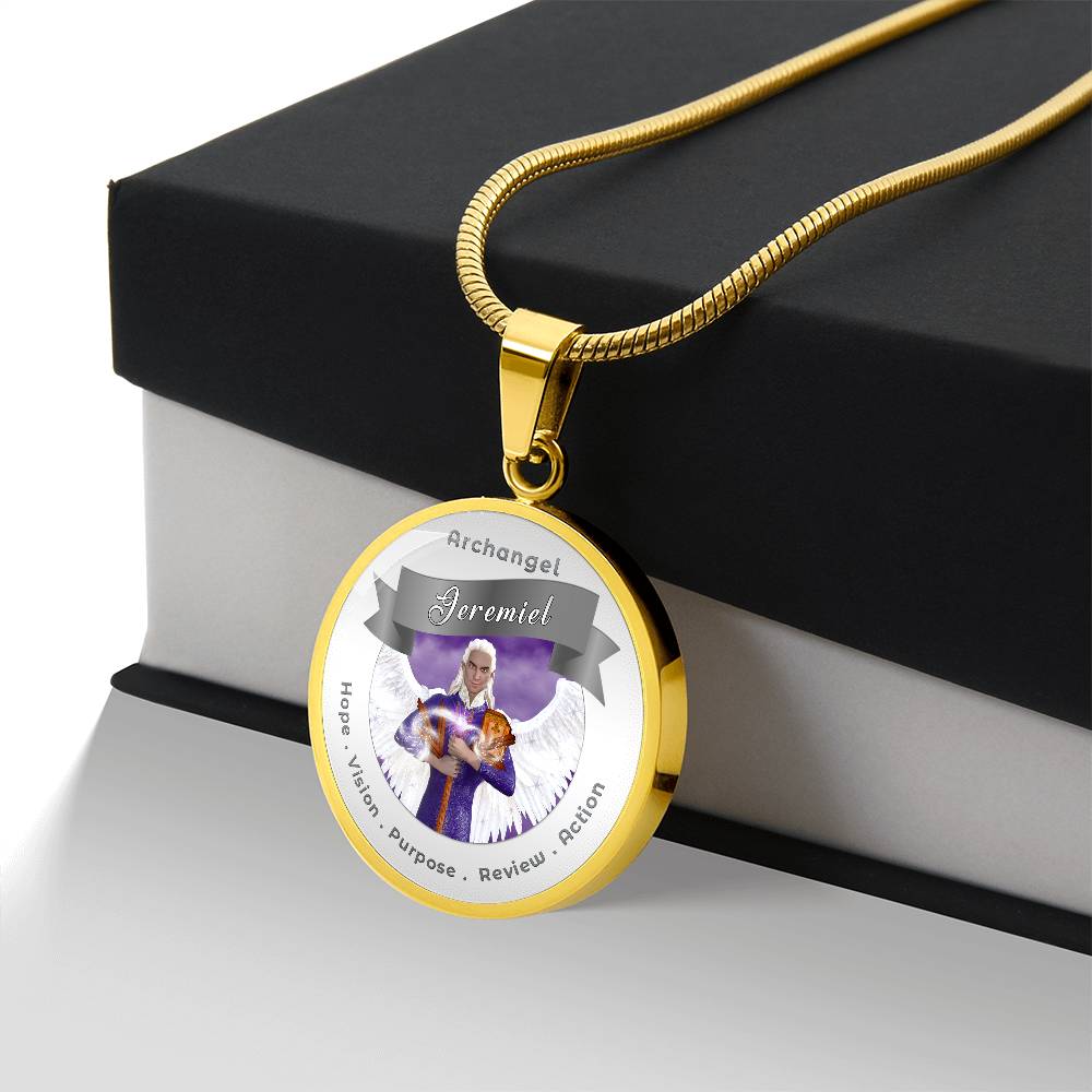 Archangel Jeremiel - Affirmation Necklace For Action, Hope, Purpose, Review & Visions - More Than CharmsMore Than Charms