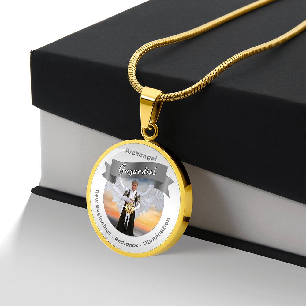 Archangel Gazadiel - Affirmation Necklace For New Beginnings, Radiance & Illumination- More Than CharmsMore Than Charms