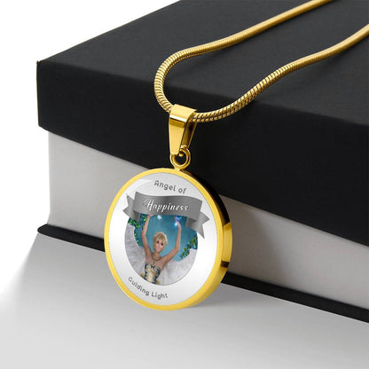 Happiness - Guardian Angel Affirmation Necklace - More Than CharmsMore Than Charms
