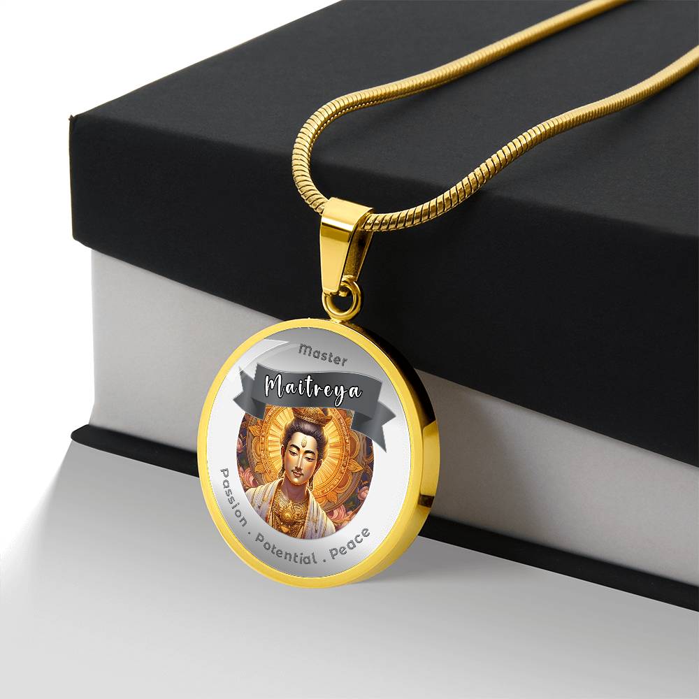 Maitreya - Affirmation Necklace For Passion, Potential & Peace - More Than CharmsMore Than Charms