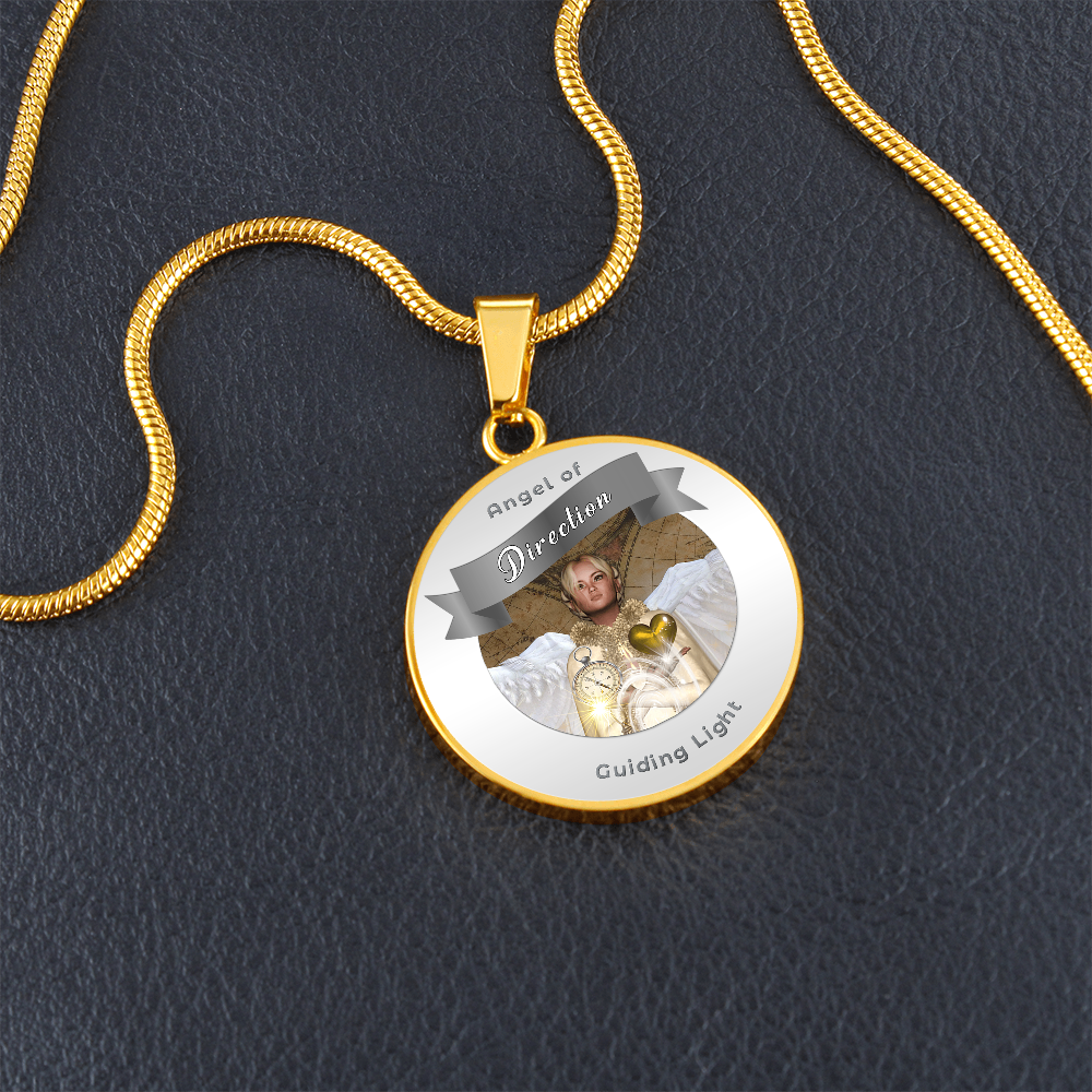 Direction - Guardian Angel Affirmation Necklace - More Than CharmsMore Than Charms