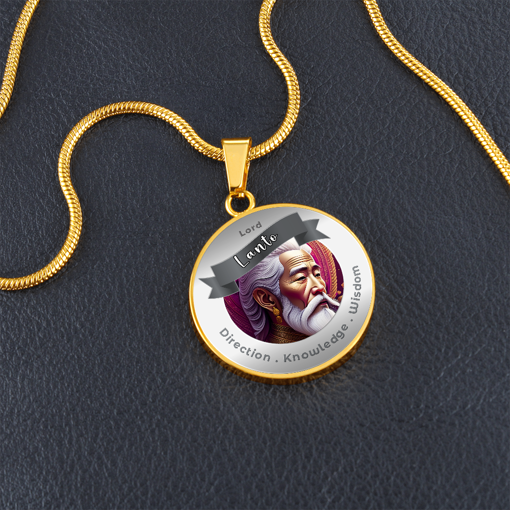 Lord Lanto Affirmation Necklace For Direction, Knowledge & Wisdom - More Than CharmsMore Than Charms