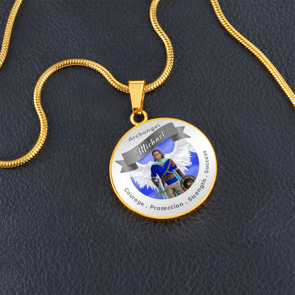 Archangel Michael - Affirmation Necklace For Courage, Protection, Strength & Success - More Than CharmsMore Than Charms