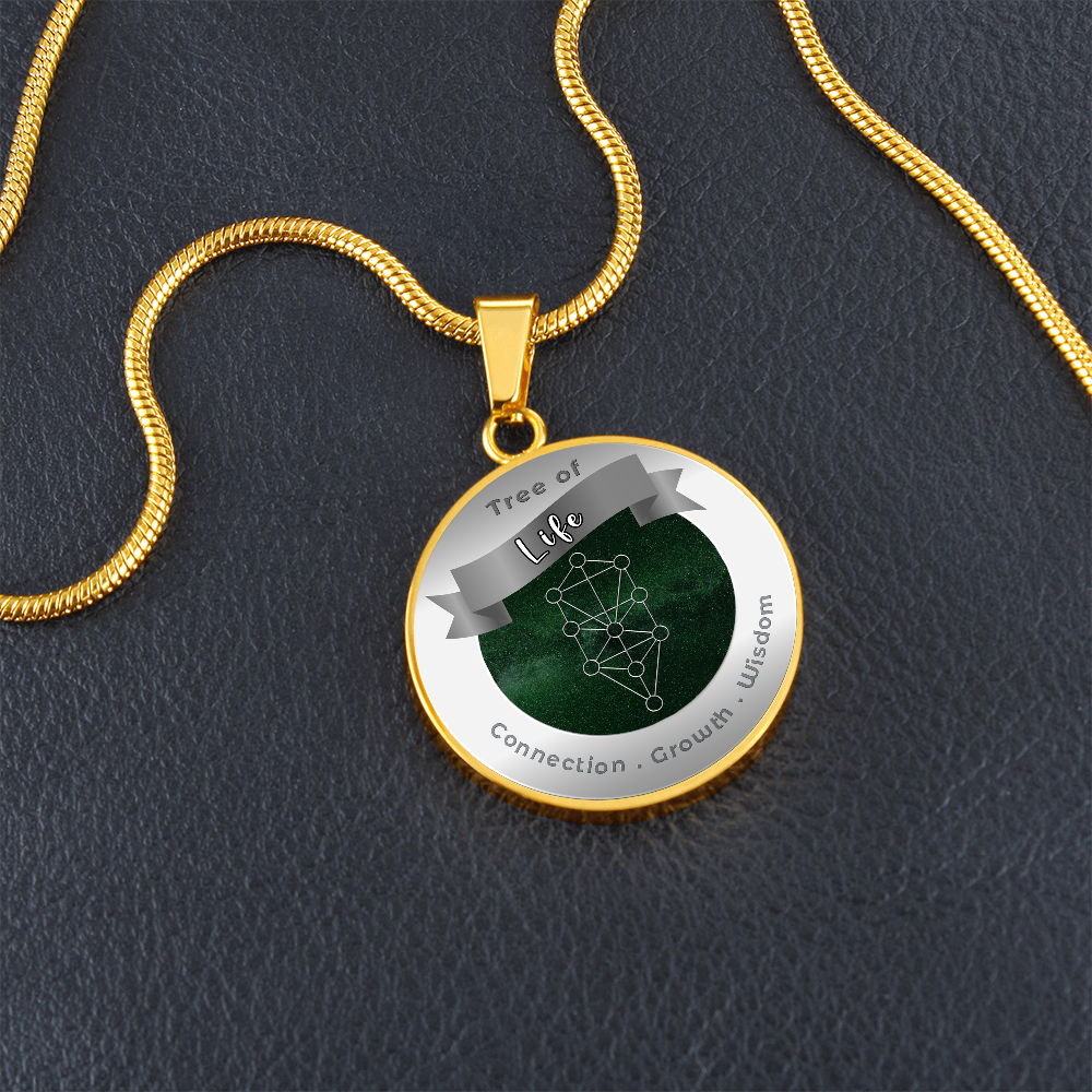 Tree of Life – Sephiroth - Wisdom Balance Divine Connection - Affirmation Necklace - More Than CharmsMore Than Charms