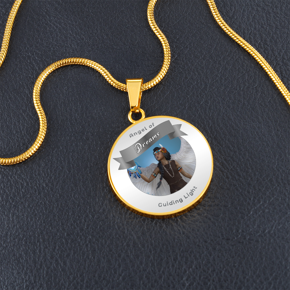 Dream - Guardian Angel Affirmation Necklace - More Than CharmsMore Than Charms
