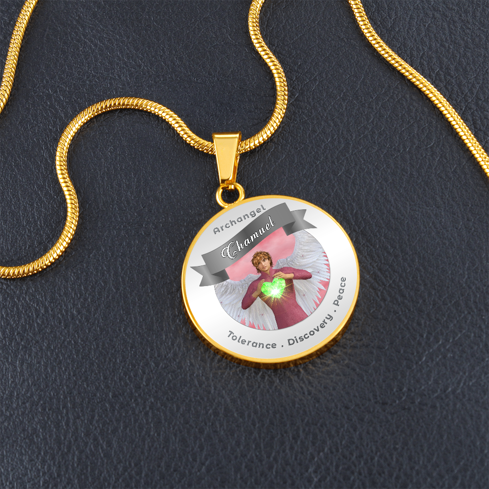 Archangel Chamuel - Affirmation Necklace For Tolerance, Discovery & Peace - More Than CharmsMore Than Charms