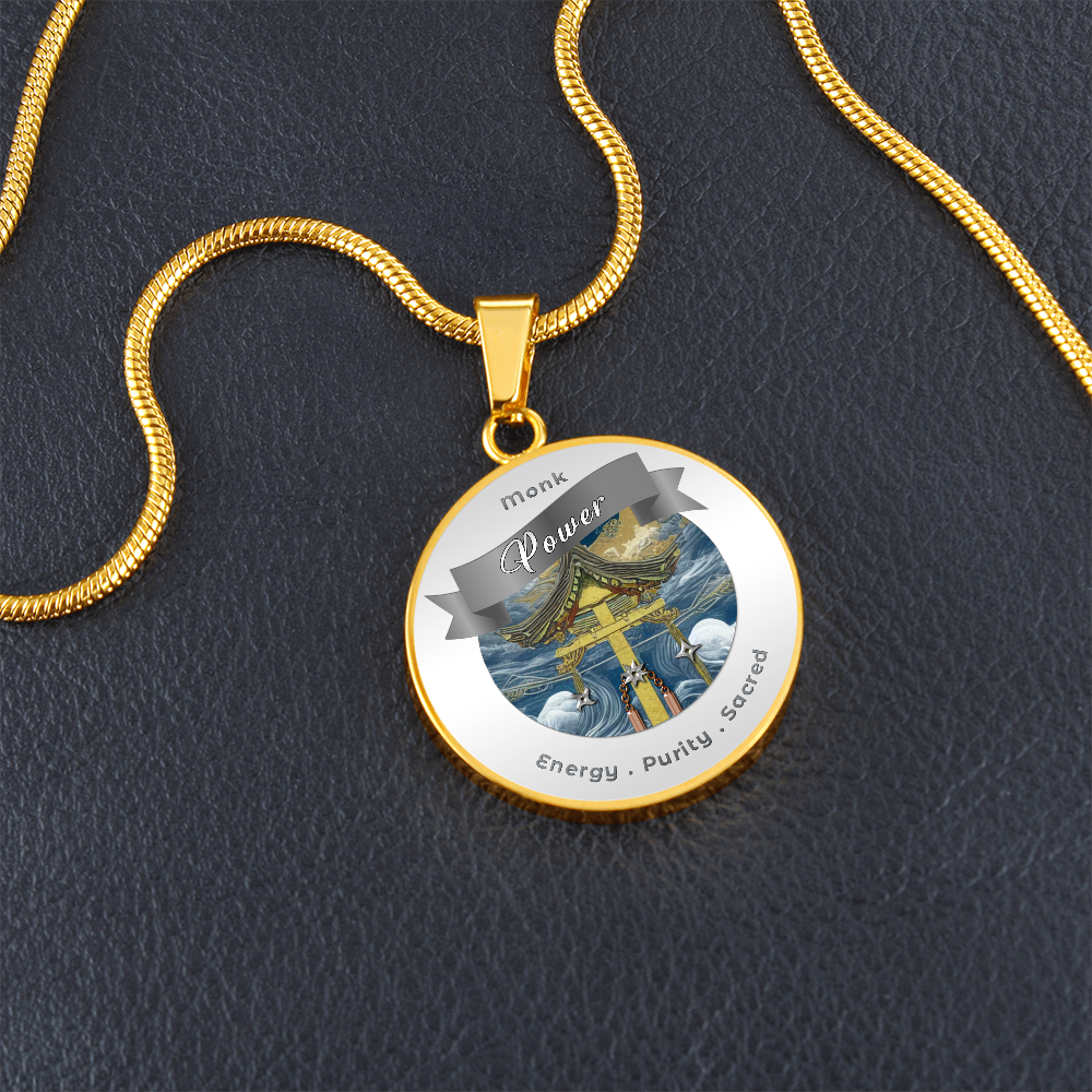Monk 2 - RPG Fantasy Affirmation Necklace - More Than CharmsMore Than Charms