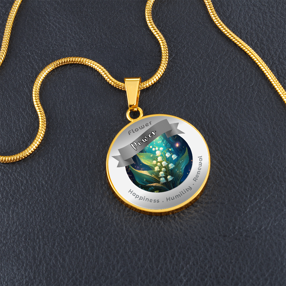 Lily of the Valley - Affirmation Necklace - More Than CharmsMore Than Charms