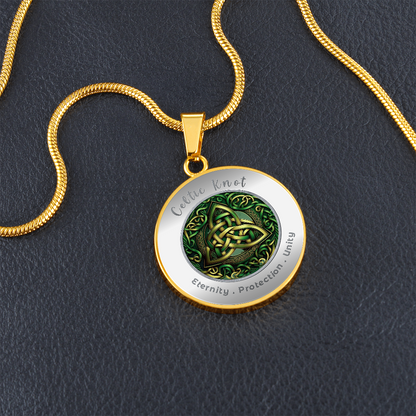 Celtic Knot - Eternity Unity Protection - Affirmation Necklace - More Than CharmsMore Than Charms