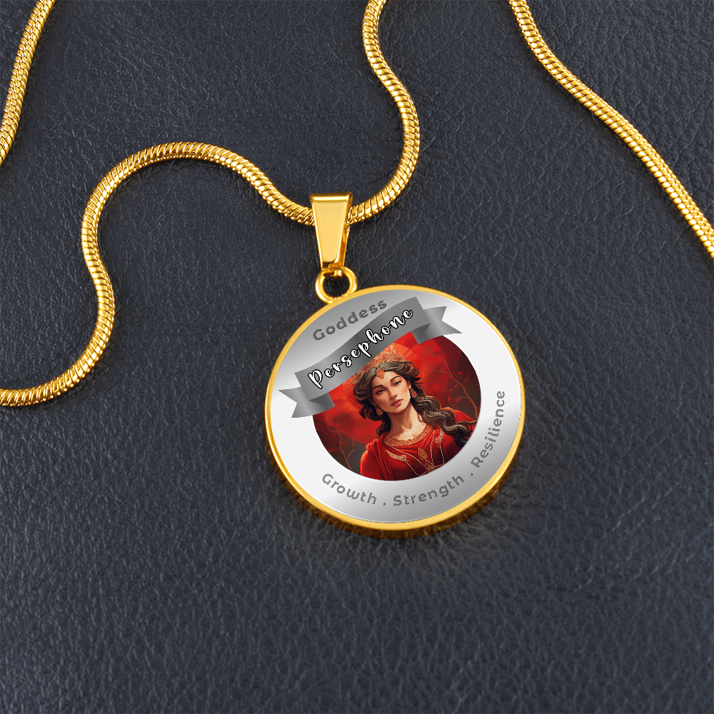 Persephone - Affirmation Pendant for Growth Strength Resilience- More Than CharmsMore Than Charms