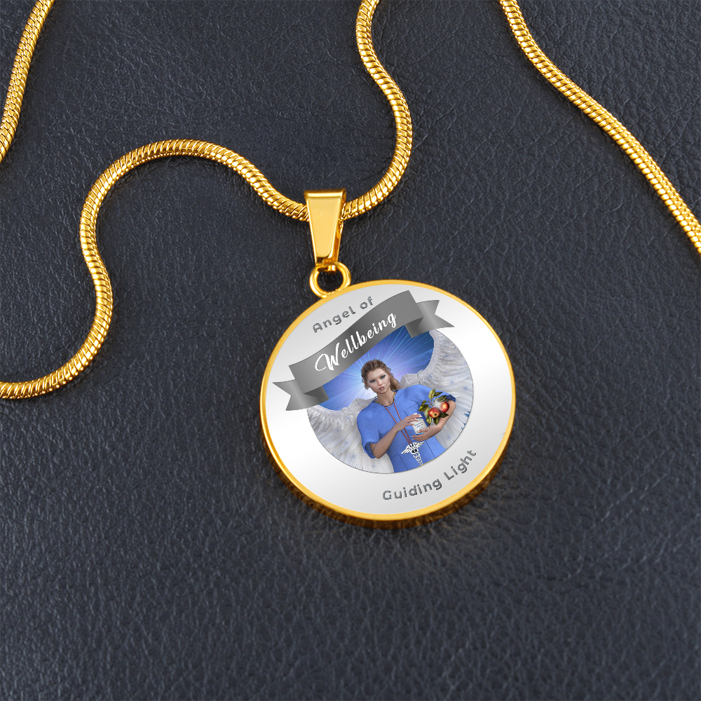 Wellbeing - Guardian Angel Affirmation Necklace - More Than CharmsMore Than Charms