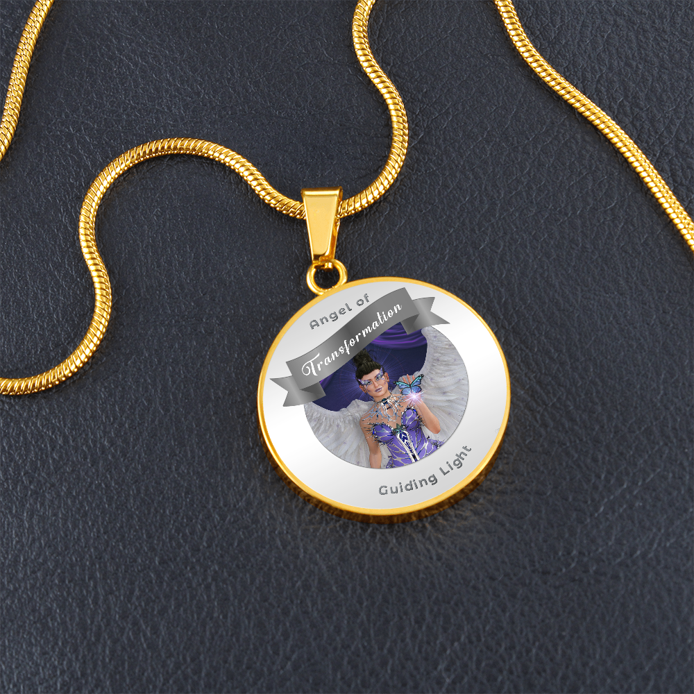 Transformation - Guardian Angel Affirmation Necklace - More Than CharmsMore Than Charms