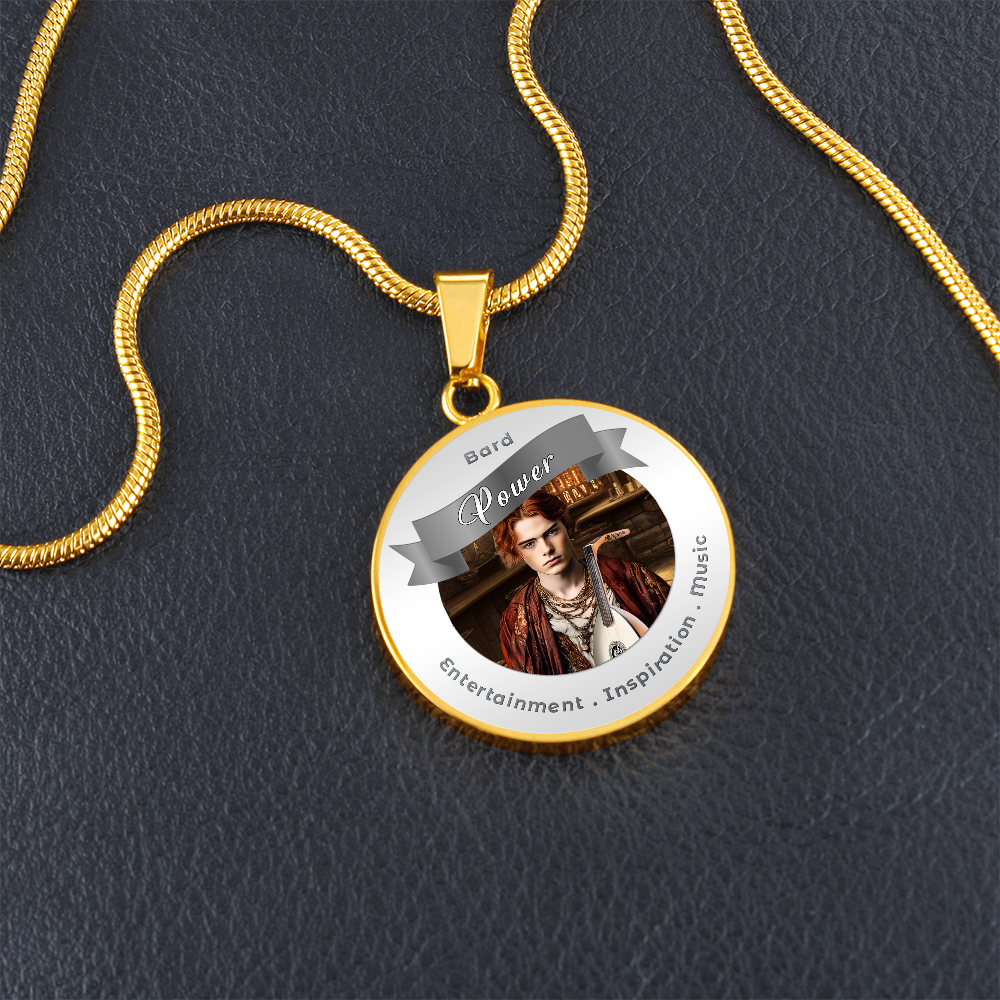 Bard - RPG Fantasy Affirmation Necklace - More Than CharmsMore Than Charms