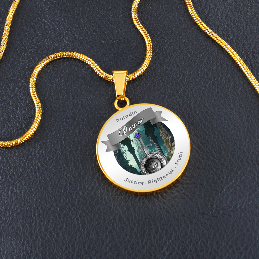 Paladin - RPG Fantasy Affirmation Necklace - More Than CharmsMore Than Charms