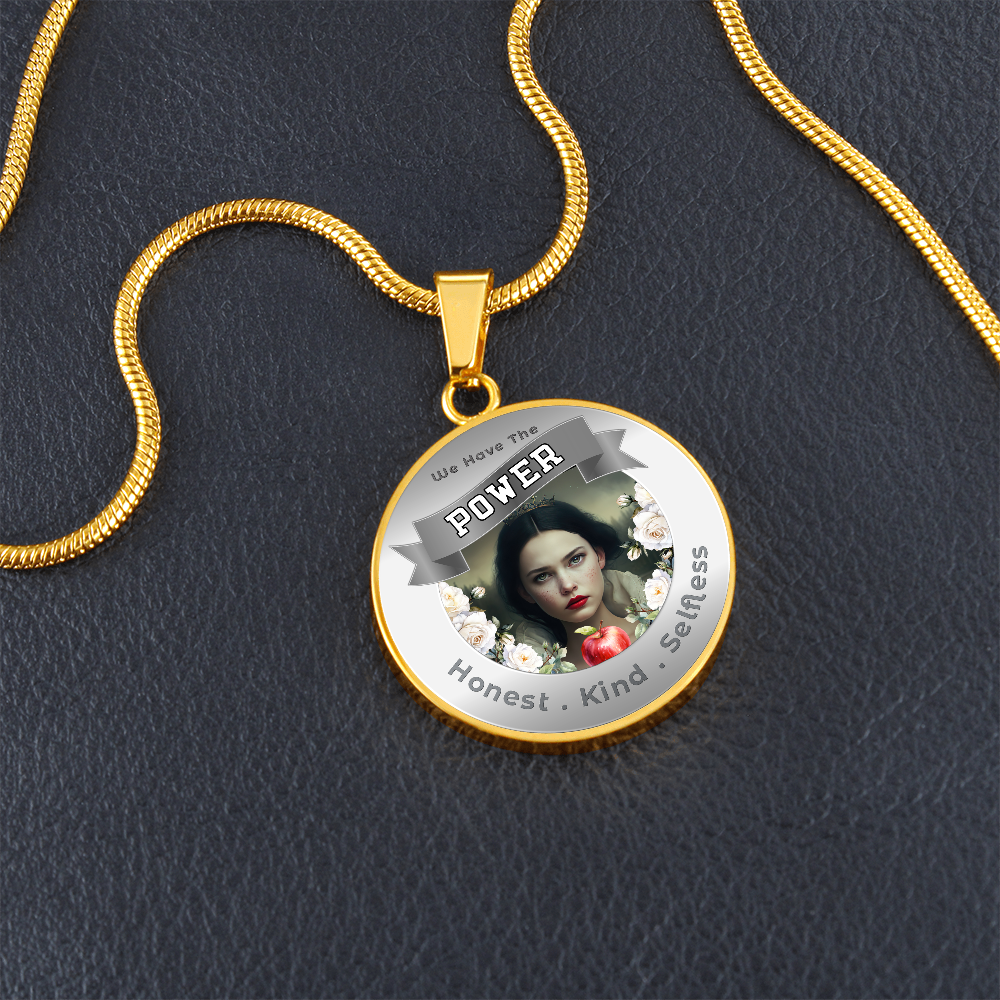 White As Snow - Affirmation Necklace - More Than CharmsMore Than Charms