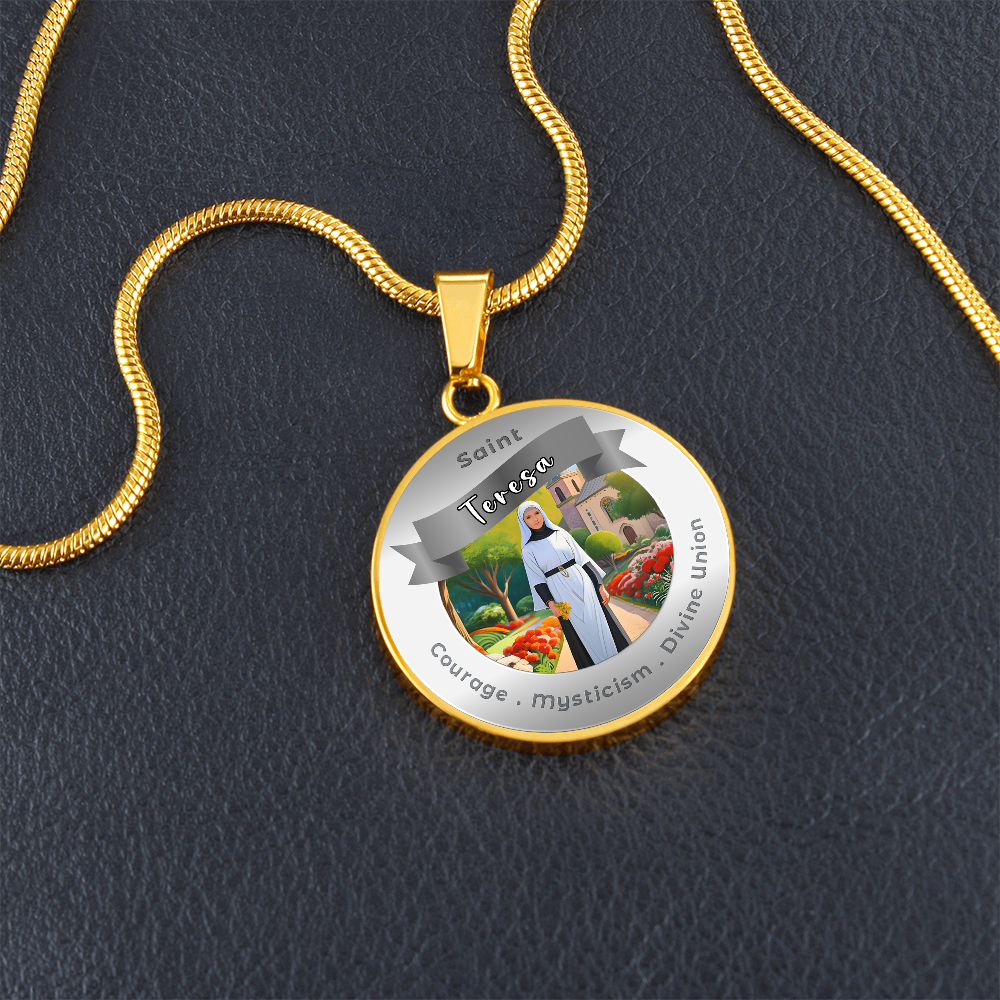 Saint Teresa - Affirmation Necklace - More Than CharmsMore Than Charms