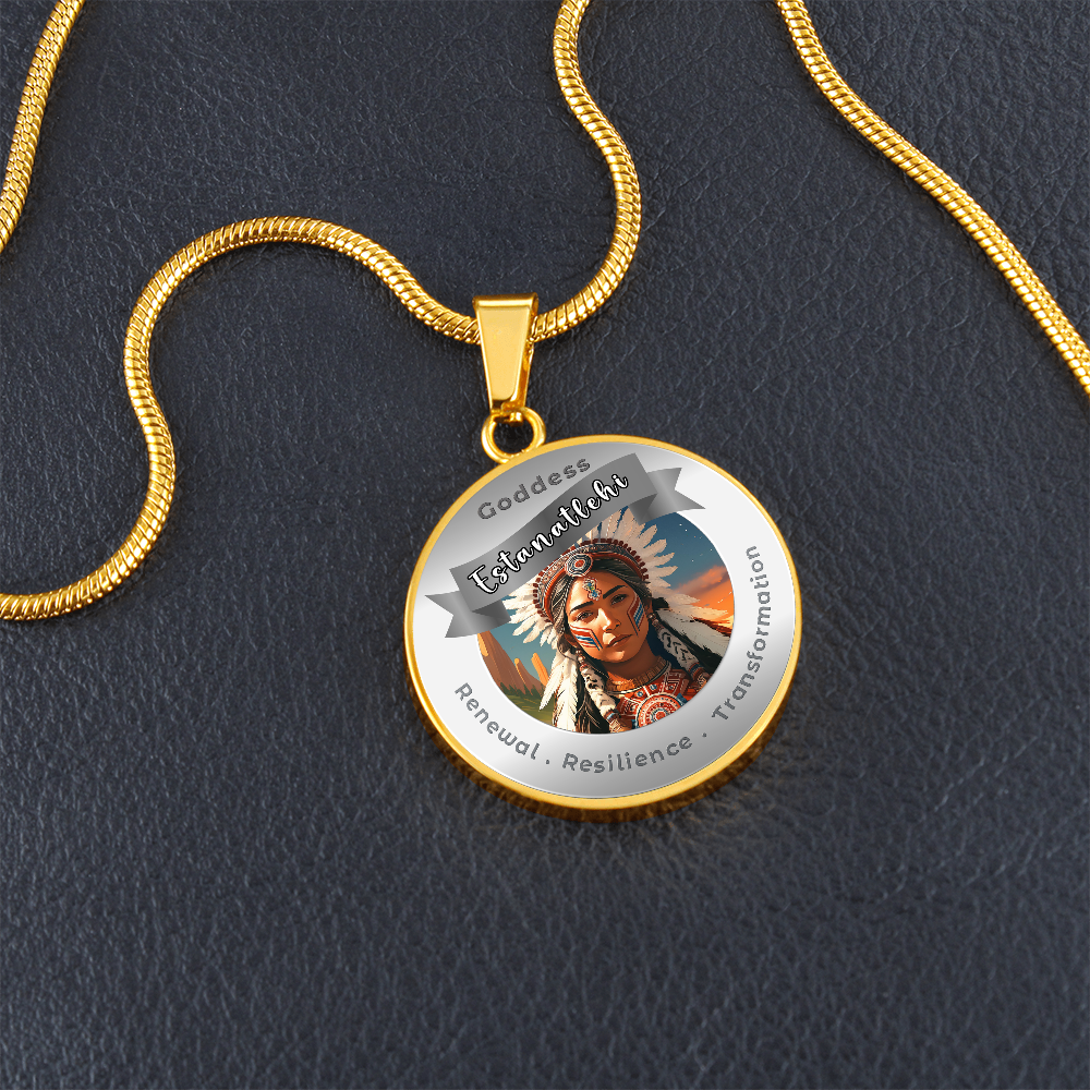 Goddess Estanatlehi - Affirmation Necklace - More Than CharmsMore Than Charms