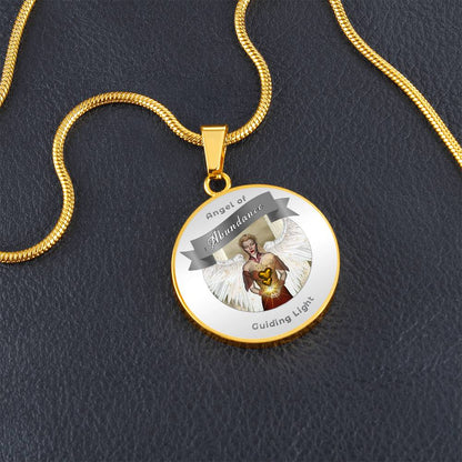 Abundance - Guardian Angel Affirmation Necklace - More Than CharmsMore Than Charms