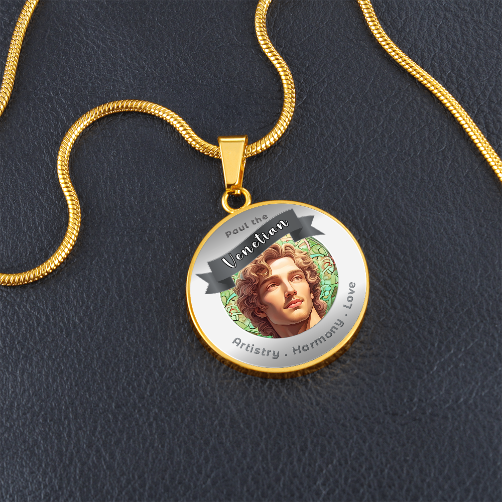 Paul The Venetian - Affirmation Necklace For Artistry, Harmony & Love - More Than CharmsMore Than Charms