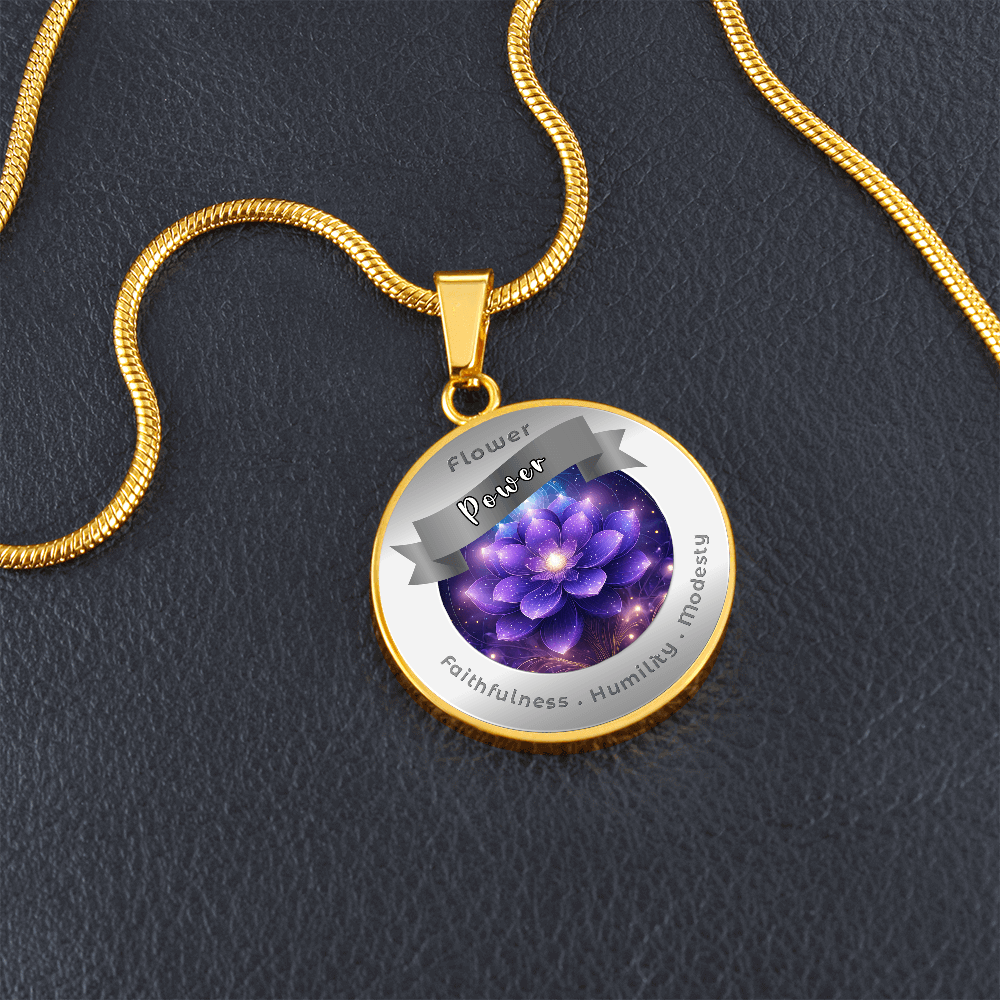Violet - Affirmation Necklace - More Than CharmsMore Than Charms