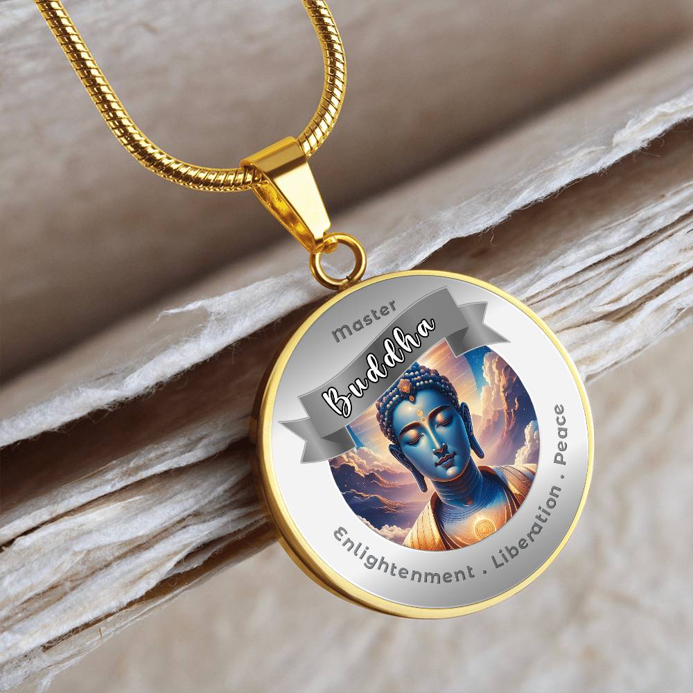 Buddha - Affirmation Necklace For Enlightenment, Liberation & Peace - More Than CharmsMore Than Charms